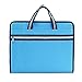 Produktbild Multi Purpose Portable Waterproof Dokument Datei Tasche Ordner Organizer mit Leinwand Reißverschlüsse für Prüfung Papiere Bücher Büro Schule Business blau