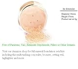 Intelligent Cosmetics Pure Natural Mineral Foundation BISQUE Concealer mineral makeup Cover Acne Rosacea 2grams