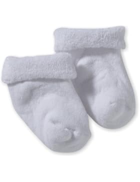 Playshoes Unisex Baby Socken Erstlingssocken mit Stulpe, 3er Pack, Gr. One size (Herstellergröße: 0-3 Monate)