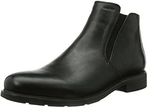 Geox U DUBLIN, Stivali bassi Uomo, Nero (Schwarz (BLACKC9999)), 44