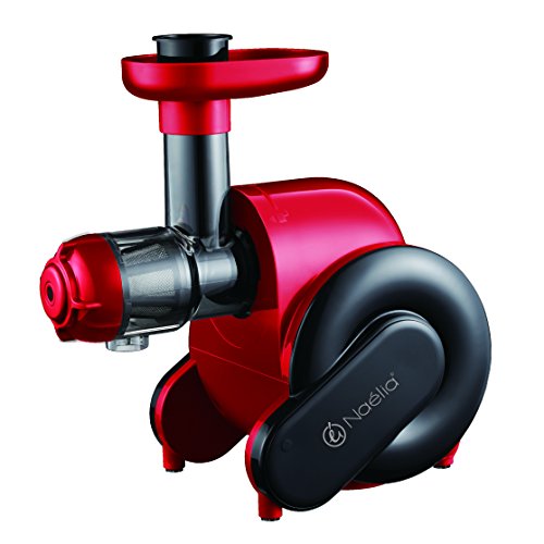 Naelia FPR-55802-NAE Extracteur de Jus Rouge Rubis 32,6 x 18,10 x 34 cm