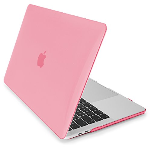 MyGadget MacBook Pro 13 Zoll *Matt* Case - Model mit / ohne Touchbar Ende 2016 (A1706 / A1708) Plastik Mac Hülle Schutzhülle Hartschale Cover (Rosa)