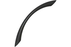 Gedotec Tiradores para muebles para dormitorio infantil | Distancia entre agujeros 96 mm | Color negro | 1 unidad | Tiradores para cajones de plástico | COLOUR | Tiradores para puertas coloridos |