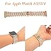 Produktbild LCLrute Kompatibel für Apple Watch Series 4, 3, 2, 1 Armband, Ersatz-Edelstahl-Bügel-Handgelenk-Band 38/40mm