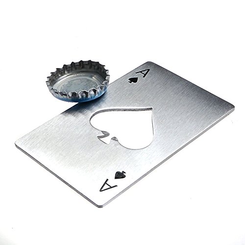 Mogoko 5x Flaschenöffner Set aus Edelstahl Lustig 5 Design Bottle Opener einfach zu öffner - 3