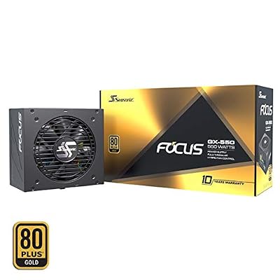Seasonic Focus GX 80 Plus Gold Netzteil, modular - 550 Watt