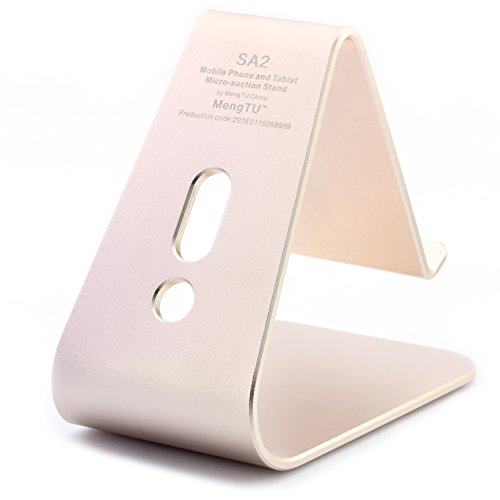 Universal Aluminium Smartphone Handy Tablet Ständer Alu Handy Halter Samsung, Nokia , Apple, HTC und viel mehr … ScorpioCover Variante 2 gold - 6