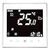 Produktbild Sgaoliy Heimelektronik Wasserheizung LCD-Touchscreen-Thermostat Programmierbarer TemperaturreglerProgrammierbarer ThermostatAccuracy of 1°C Weiß