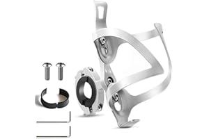 SLFYEE Bicicleta Botella de Agua Jaula Montaje Aleación de Aluminio Ligero Rotación Universal para Motocicleta Bicicleta de Montaña