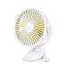 Produktbild Huaya Mini Ventilator Einstellbar USB Wiederaufladbar Licht Mit Base Zum Tr