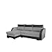 Produktbild Mirjan24  Elegante Ecksofa Joseph, Eckcouch mit Bettkasten und Schlaffunktion, inkl. Kissen Set, Polstersofa, Polstergarnitur, Ottomane Universal, Wohnlandschaft (Soft 011 + Lawa 05)