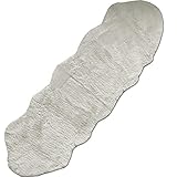 decke lammfelloptik Fellimitat Läufer Lammfelloptik 180cm x 60cm - Teppich - Bankauflage
