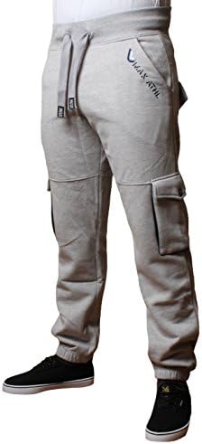 Mens Joggers Jogging Pants Max Edition MIAMI 2015 sweat tracksuit bottoms Grey Marl, Large