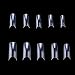 MAKARTT Nail Tips Flase Nails Fake Nail Well Less Acrylic UV Gel Half Cover Clear 500pcs 10 Sizes