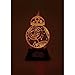 Produktbild Offizielle Star Wars BB-8 Rand Acryl Nachtlampe - Schlafzimmer-Accessoires