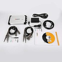 Owon VDS2064L Osciloscopio portátil 60 MHz 4 + 1 Canales Registro USB Almacenamiento Generador de Forma de Onda Multímetro Espectro