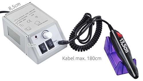 Profi Nagelfräser Pediküre Set Fräser Maniküre Nagelschleifer Nageldesign #2078 - 8