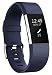 Produktbild HUMENN Ersatz Fitbit Charge 2 Armband, Weich Verstellbares Armband mit Klassisch Schnalle für Fitbit Charge 2 Small Blau