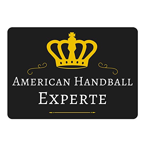 Preisvergleich Produktbild Mousepad American Handball Experte schwarz