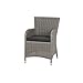 Produktbild Siena Garden Dining Sessel Lagos, 66x58x87cm, Gestell: Aluminium, Fläche: Gardino-Geflecht in tigra, Kissenbezug aus Polyester in anthrazit