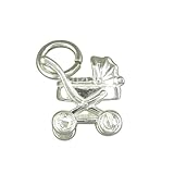  Sterling Silber Charm Cot Kinderwagen