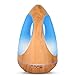 Produktbild Luftbefeuchter Ultraschall Diffuser Aromatherapie Luftbefeuchter Ätherische Öle Luftbefeuchter Duftspender Fernbedienung Elektrische Luftreiniger 7 Farben LED Lichter Für Zuhause Yoga Büro SPA Schlafzimmer,Woodgrain,500Ml