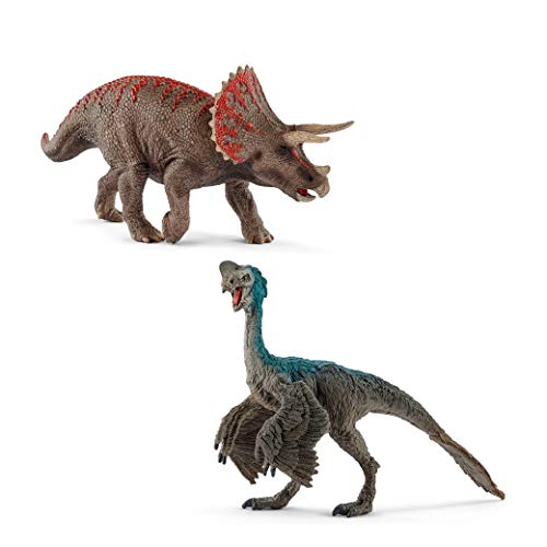 Preisvergleich Produktbild Dinosaurs Schleich 15000 Triceratops + 15001 Oviraptor