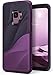 Price comparison product image Ringke Wave Case Compatible with Galaxy S9, Phone Cover with Dual Layer Heavy Duty 3D Textured Shock Absorbent PC TPU Full Body Drop Resistant Protection Cover for S9 (2018) - Metallic Purple