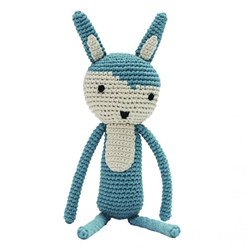 Price comparison product image Crochet Cuddly Bunny pastel blue