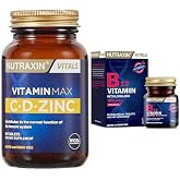 Nutraxin Vitamin Max C, D, Zinc 60 Tablet Takviye Edici Gıda ve Nutraxin B12 Vitamin 1000 mcg 60 Tablet Takviye Edici Gıda