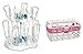 Munchkin High Capacity Drying Rack and Dishwasher Basket Set, Pink