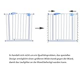 Yorbay Türschutzgitter Treppenschutzgitter 135-145cm Klemminstallation Ohne Bohren - 6
