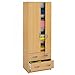 Produktbild Kleiderschrank 2 Türen B 61 cm Buche beige Schrank Drehtürenschrank Wäscheschrank Holzschrank Kinderzimmer Jugendzimmer Schlafzimmer