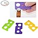 Travelmall Oil Bottles Lid Opener Essential Oil Key Tool Easily Remove Roller Caps and Orifice Reducer Inserts like Young Living 3 Pack Multi-color (3pcs)