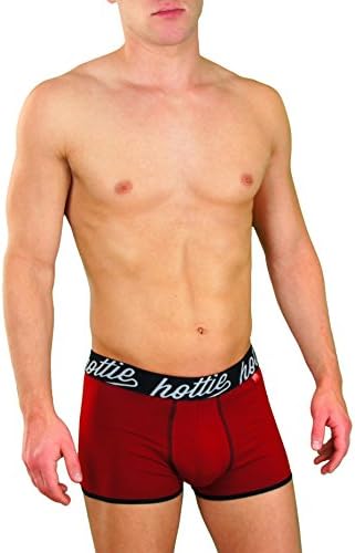 Hottie Menswear Boxer Organic Cotton Trunk Venetian-Red S