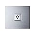 Produktbild Schock 629830 comfotouch® eckig elektrischer Exzenter Knopfdruck Taster Edelstahl