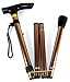 Produktbild Gehstock faltbar - Bronze - Gehhilfe -K&B Vertrieb- Spazierstock Stock Krückstock Wanderstock Gehstütze - verschiedene Farben 634