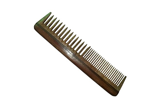 BLITHE Mixed Bristle Wide & Fine Tooth Detangler Neem Wood Comb RS.189 (62.00% Off) - Amazon