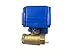 Produktbild MISOL 1pcs of motorized ball valve 12V, DN15 BSP, manual switch, 2 way, electrical valve, brass/Motorischer Kugelhahn 12V, DN15 BSP, Handschalter, 2 Wege, elektrisches Ventil, Messing