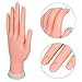 Elite99 Duable Trainer Training Movable False Model Hand Plastic Flectional Nail Art Acrylic Tip DIY Manicure Tool Claybank