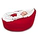 Rucomfy Luxury Cuddle Soft Gaga Baby Bean Bag (Red)