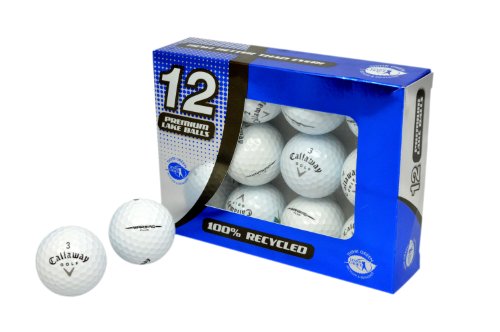 Second Chance Callaway Warbird, Set 12 Palline da Golf, Categoria A Unisex, Bianco