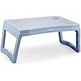 Nakoda Portable Laptop Desk with Height Adjustable, Multipurpose Laptop Table, Lap Desk/Study Table/Writing, Utility Table for Bed | 65 X 37cm (L)