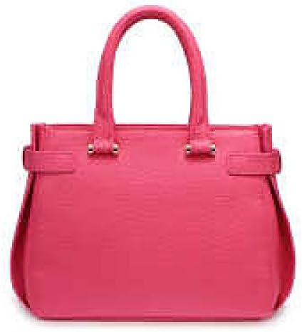 PACK Simple Handbag Ladies Big Bag Lychee Pattern Leather Bag Shoulder Bag Restrained Casual Lightweight Stylish Comfortable,C:RoseRed