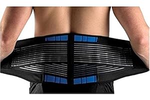 SUAVER Ceinture en néoprène deluxe pour Support Lombaire, Soutien au bas du dos, Posture correctrice Prévention des Blessures et Soulagement de la Douleur