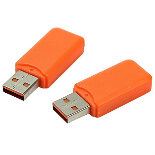 Merssavo 2 Stk USB 2.0 Kartenleser TF SD Kartenlesegerät Card Reader für Micro SD SDHC TF T-Flash - 4