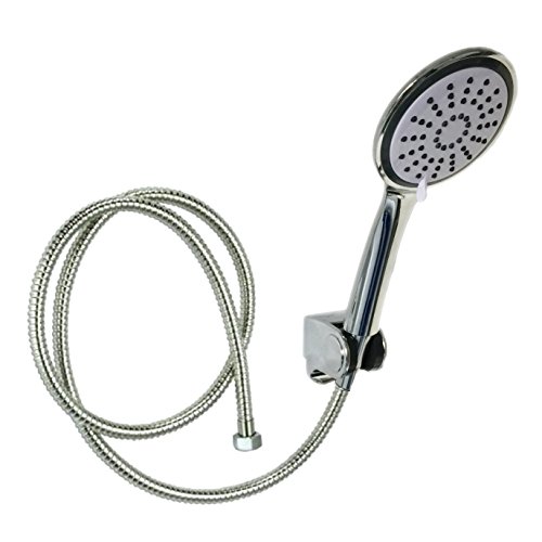 HouslerÃ‚Â® SUPER LOW WATER PRESSURE BOOSTING SHOWER HEAD&12mm LARGE BORE 2M LONG SHOWE HOSE by HOUSLER