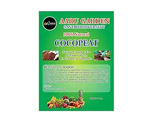 Aaru Garden Organic Cocopeat Fertilizer Manure for Plants, 100% Organic, Cow Dung, Fertilizer for Plants,Cocopeat for Plants 500 Gram }