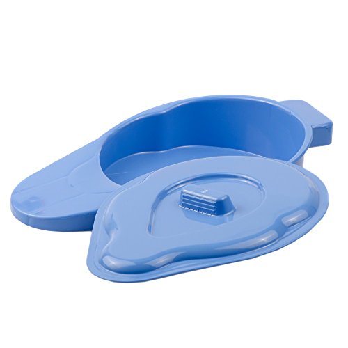 Buy Low Profile Fracture Bed Pan with Lid, Designed for immobile