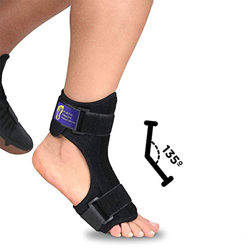 Everyday Medical Fersensporn Bandage | Fuß Orthese bei Plantarfasziitis zum Dehnen: Sprunggelenk, Knöchel, Fußgelenk & Achillessehne | Knöchelbandage, Fussbandage, Sprunggelenkbandage, Fußschiene-L/XL